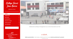 Desktop Screenshot of college-sjbosco.fr