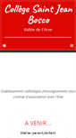 Mobile Screenshot of college-sjbosco.fr